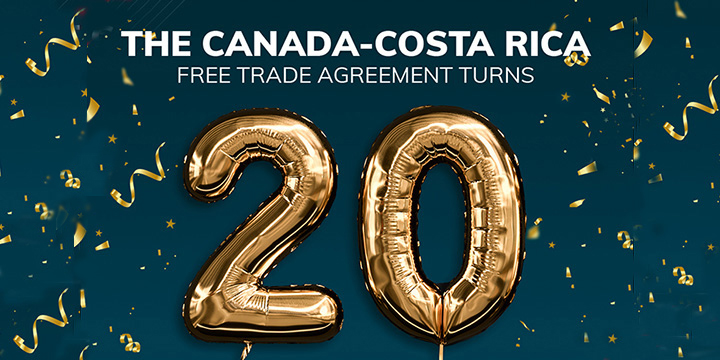Canada and Costa Rica celebrate two decades of free trade