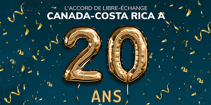 Le Canada et le Costa Rica célèbrent deux décennies de libre-échange