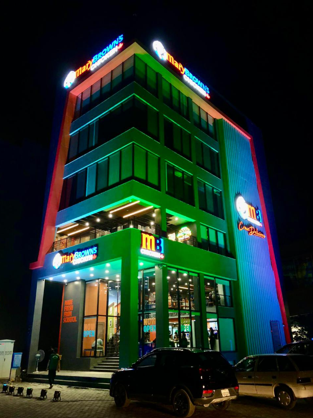 Mary Brown’s location in Lahore.