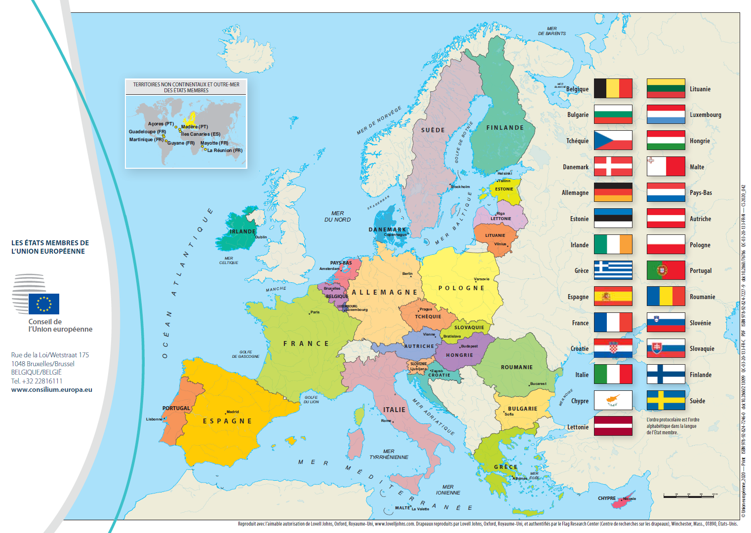 Carte des États membres de l’UE