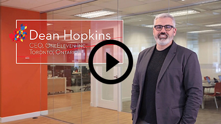 Dean Hopkins - CEO, OneEleven Inc. - Toronto, Ontario